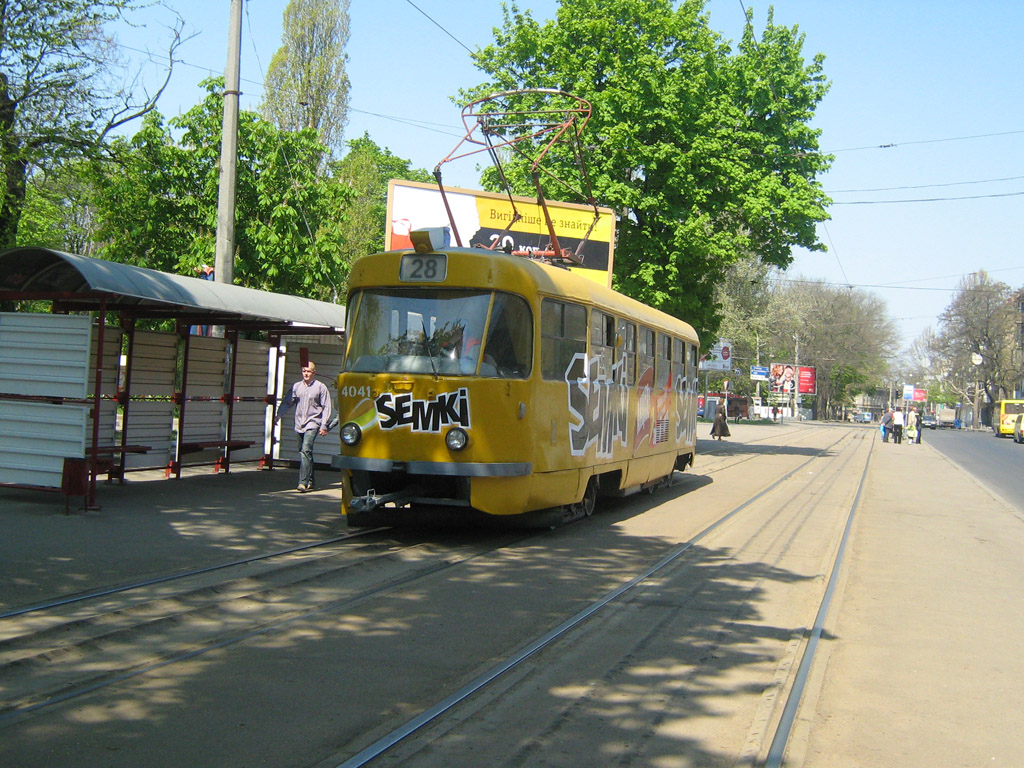 Одесса, Tatra T3SU № 4041