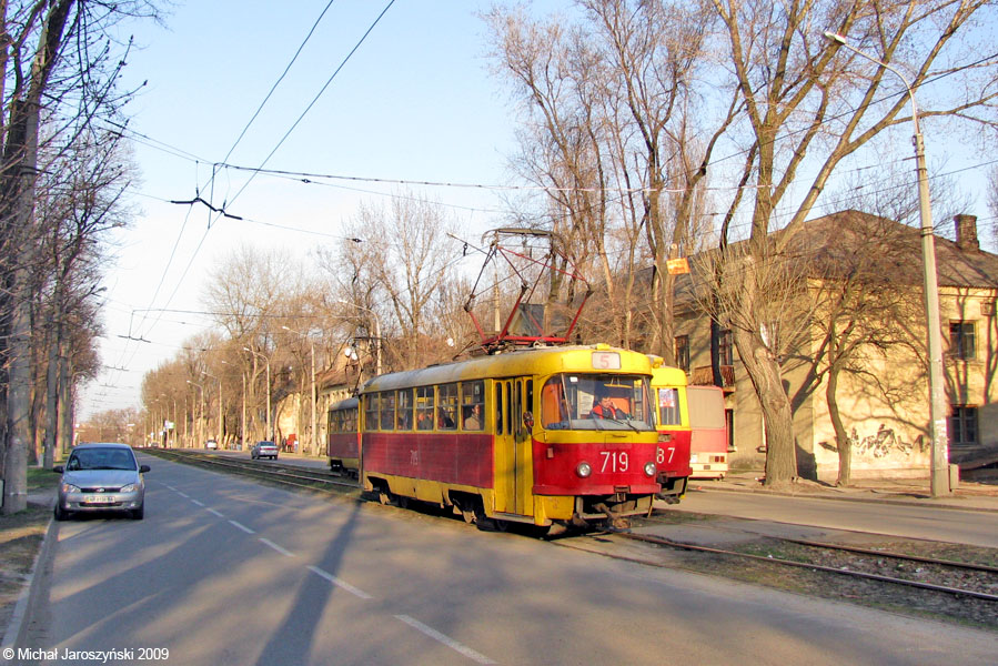 Zaporižžja, Tatra T3SU (2-door) № 719