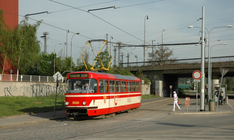 Прага, Tatra T3R.P № 5526