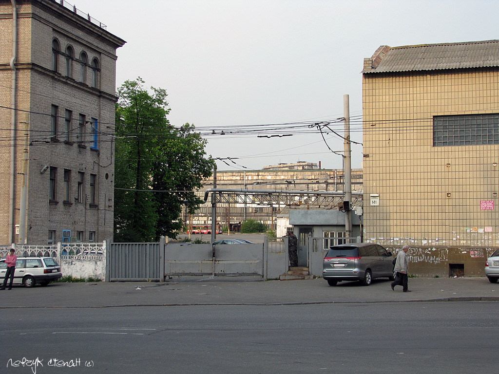 Kijev — Trolleybus depots: 1. Old yard at Krasnoarmeiskaya (Velyka Vasylkivska) str.