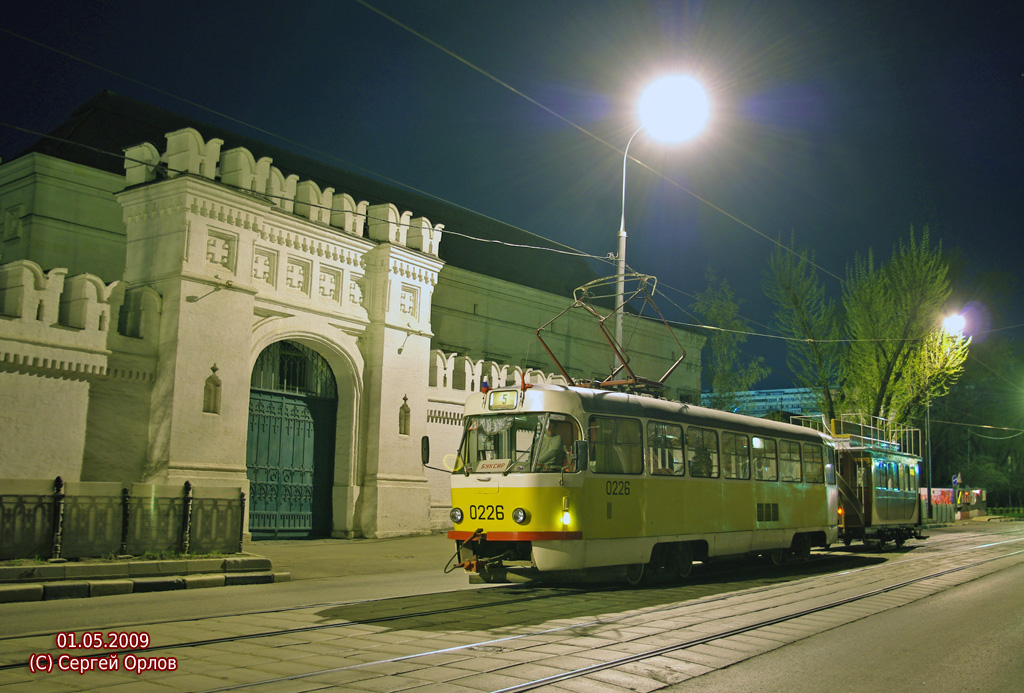 Москва, Tatra T3SU № 0226