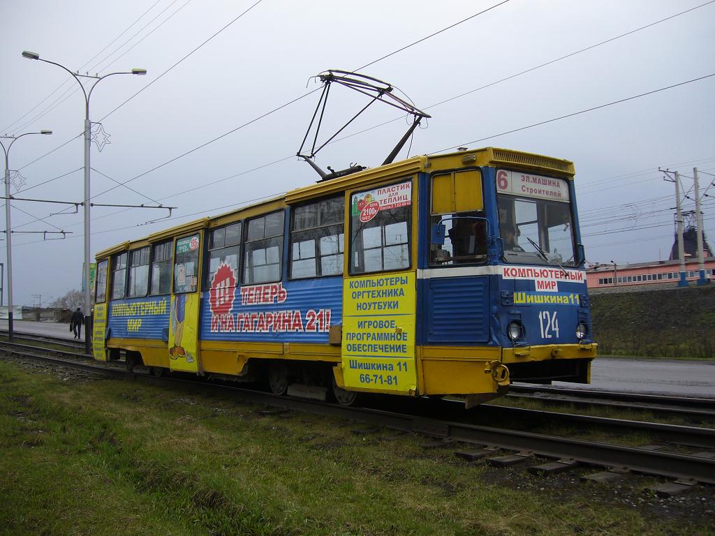 Prokopyevsk, 71-605 (KTM-5M3) Nr 124