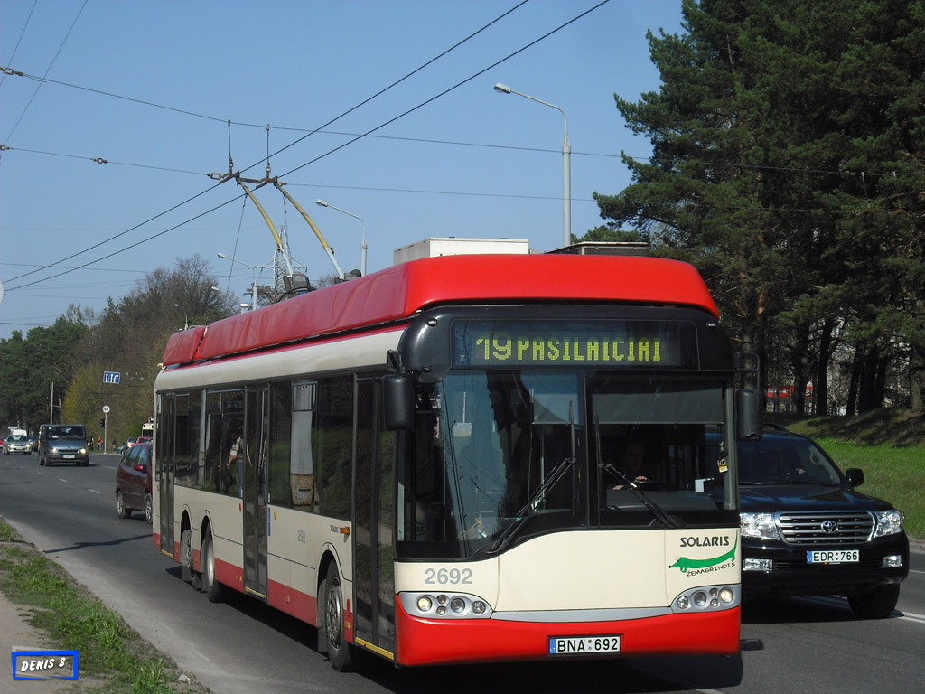Вильнюс, Solaris Trollino II 15 AC № 2692
