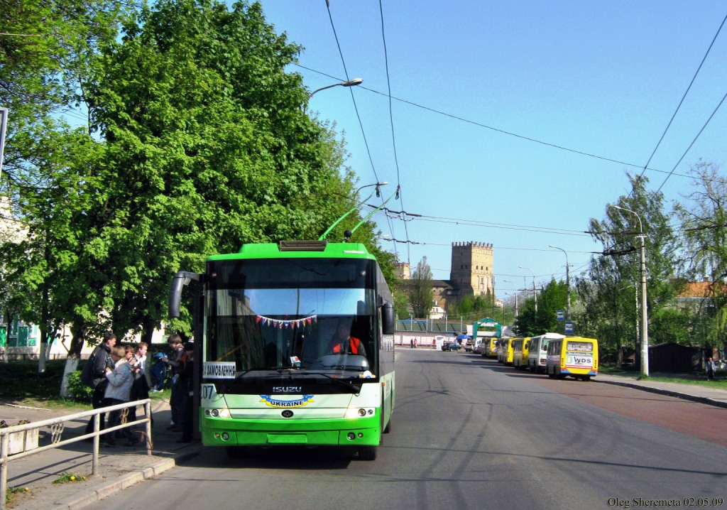 Луцк, Богдан Т50110 № 207; Луцк — Покатушки на «Богдане» Т501.10 № 207, 02.05.2009