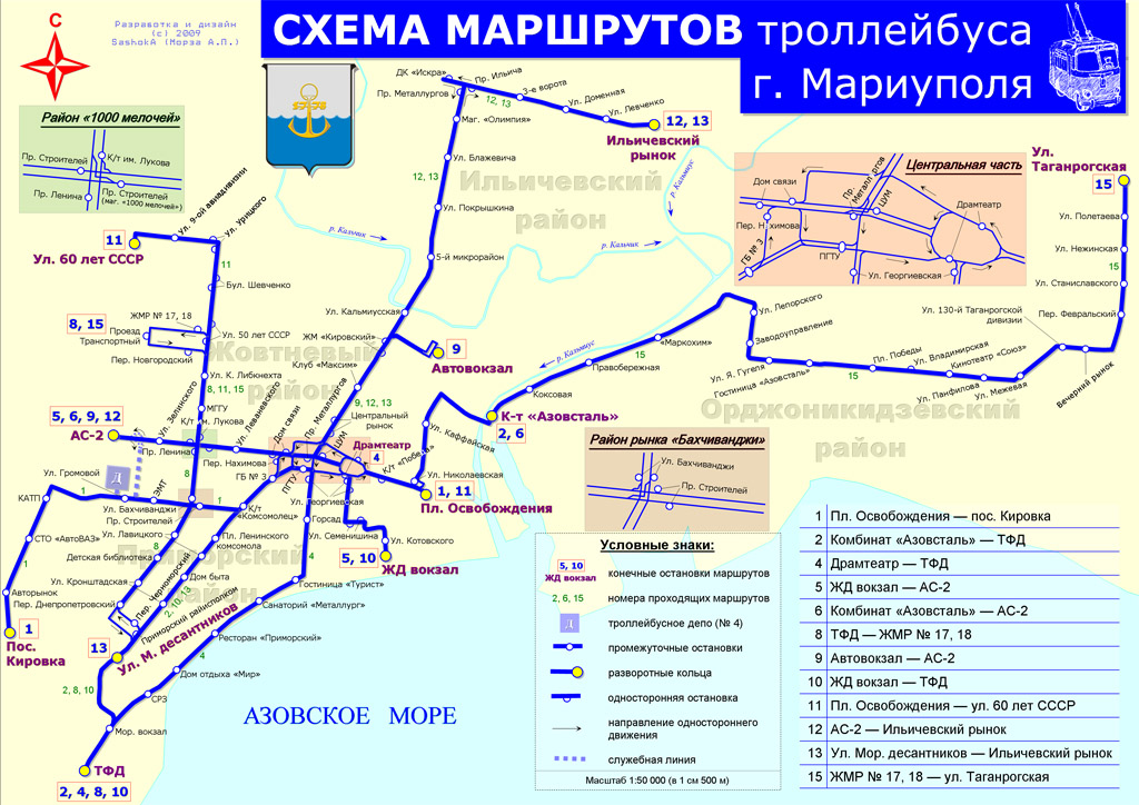 Mariupol — Maps