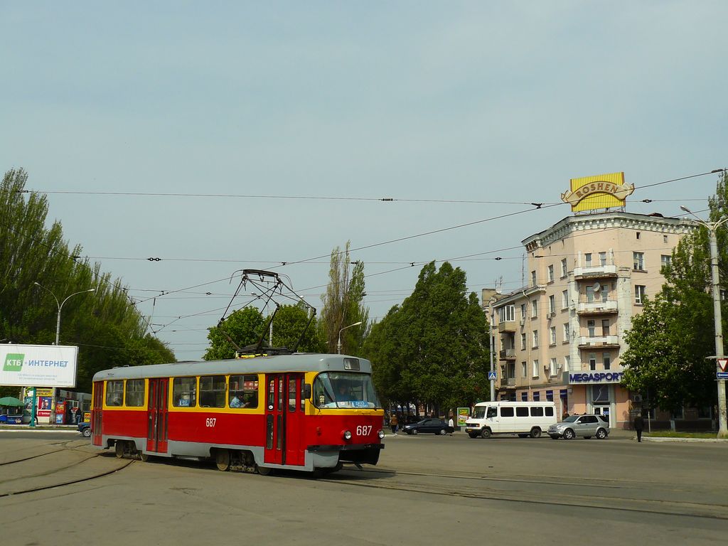 Каменское, Tatra T3SU № 687