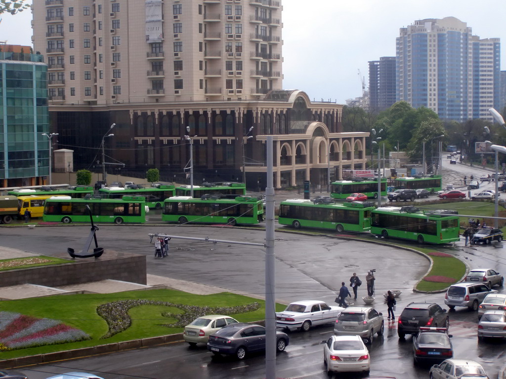 Одесса — 08.05.2009 — Презентация троллейбусов Тролза-5265 «Мегаполис»
