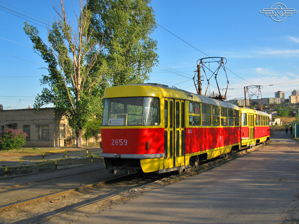 Volgograd, Tatra T3SU (2-door) # 2658; Volgograd, Tatra T3SU (2-door) # 2659
