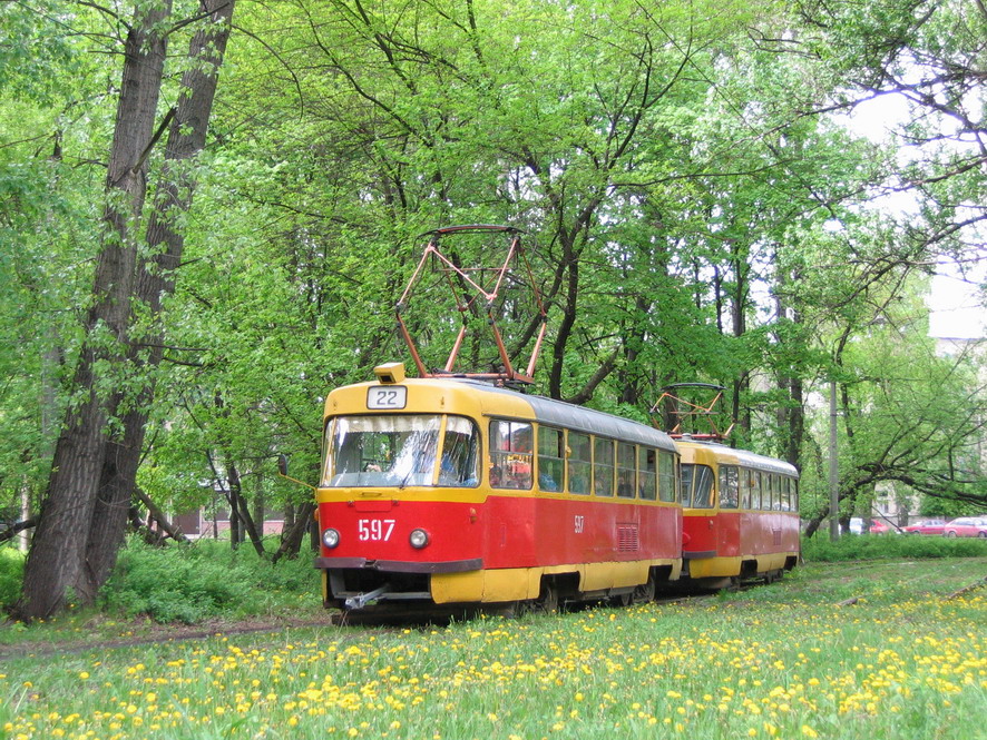 Харьков, Tatra T3SU № 597