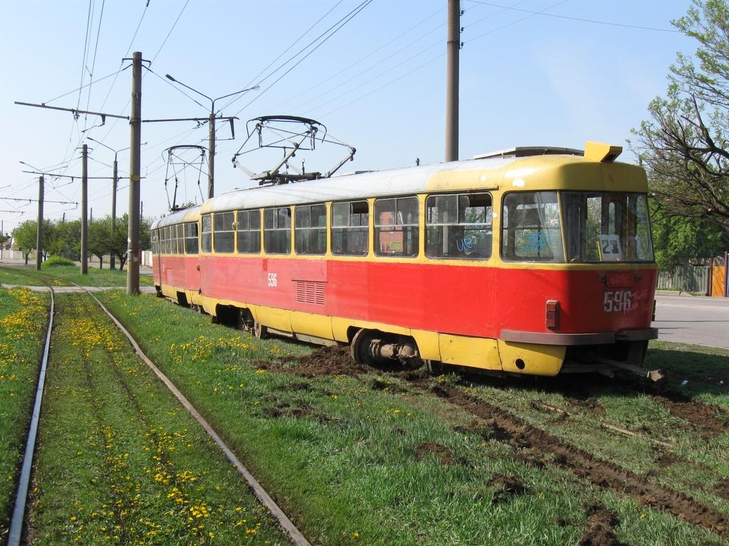 Charkiw, Tatra T3SU Nr. 596; Charkiw — Incidents