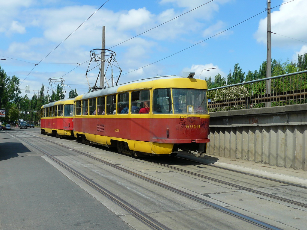 Киев, Tatra T3SU № 6009