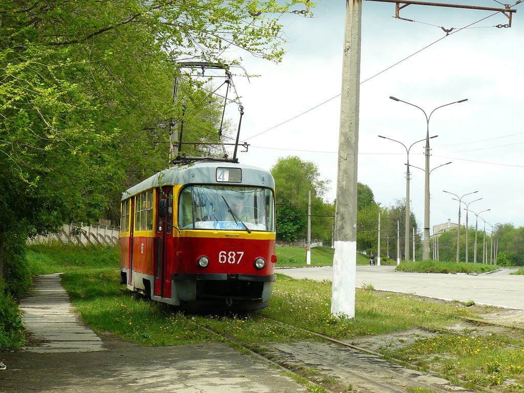 Каменское, Tatra T3SU № 687