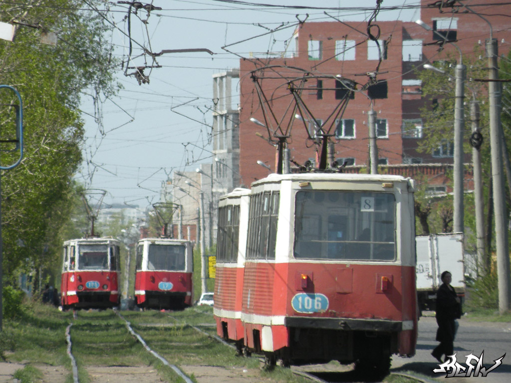 Omsk, 71-605 (KTM-5M3) № 106