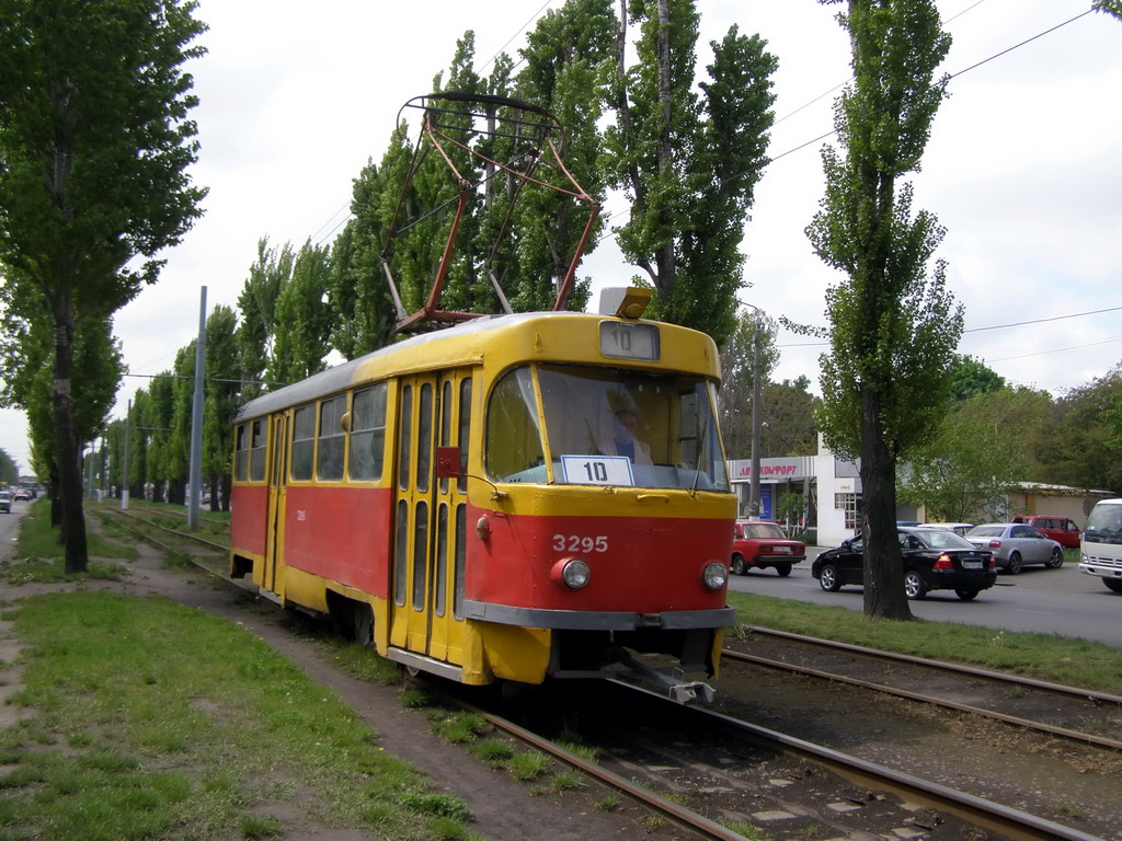 Одеса, Tatra T3SU № 3295; Одеса — Трамвайные линии; Одеса — Трамвайные линии: Ближние Мельницы и Черёмушки