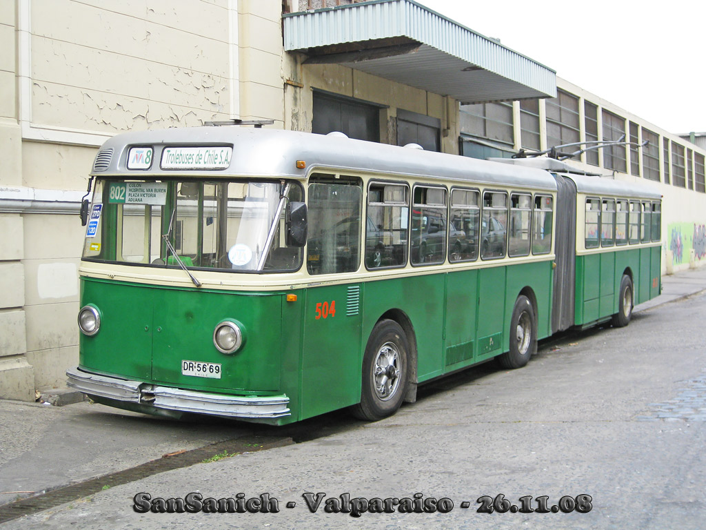 Вальпараисо, FBW/SWS /MFO GTr51 № 504