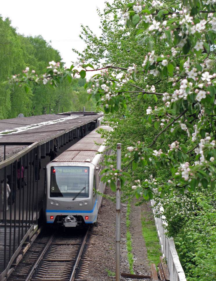 Moscou — Metro — [3] Arbatsko-Pokrovskaya Line; Moscou — Metro — Vehicles — Type 81-740/741 “Rusich” and modifications