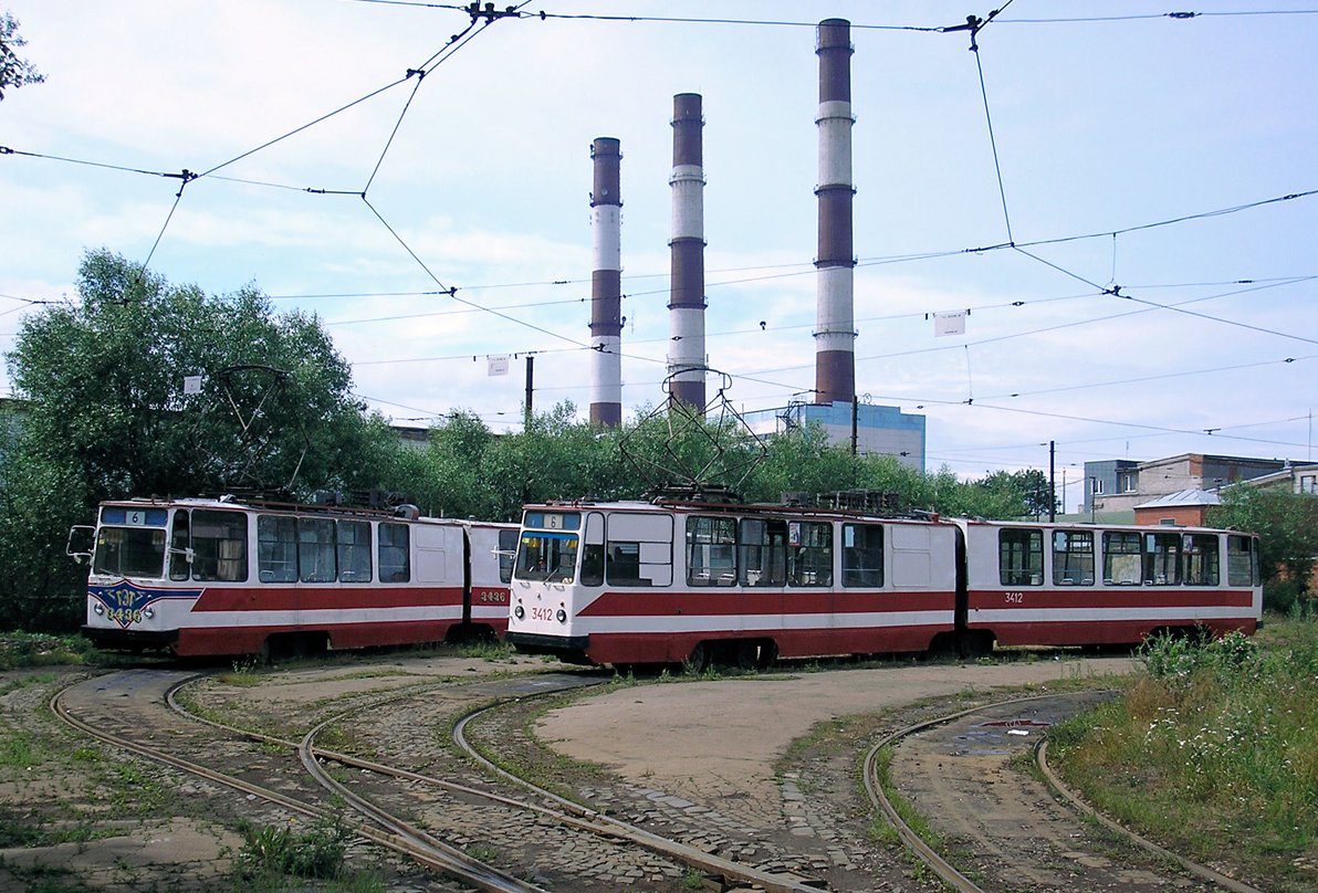 Санкт-Петербург, ЛВС-86К № 3436; Санкт-Петербург, ЛВС-86К № 3412