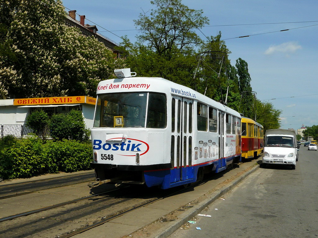 Киев, Tatra T3SU № 5548