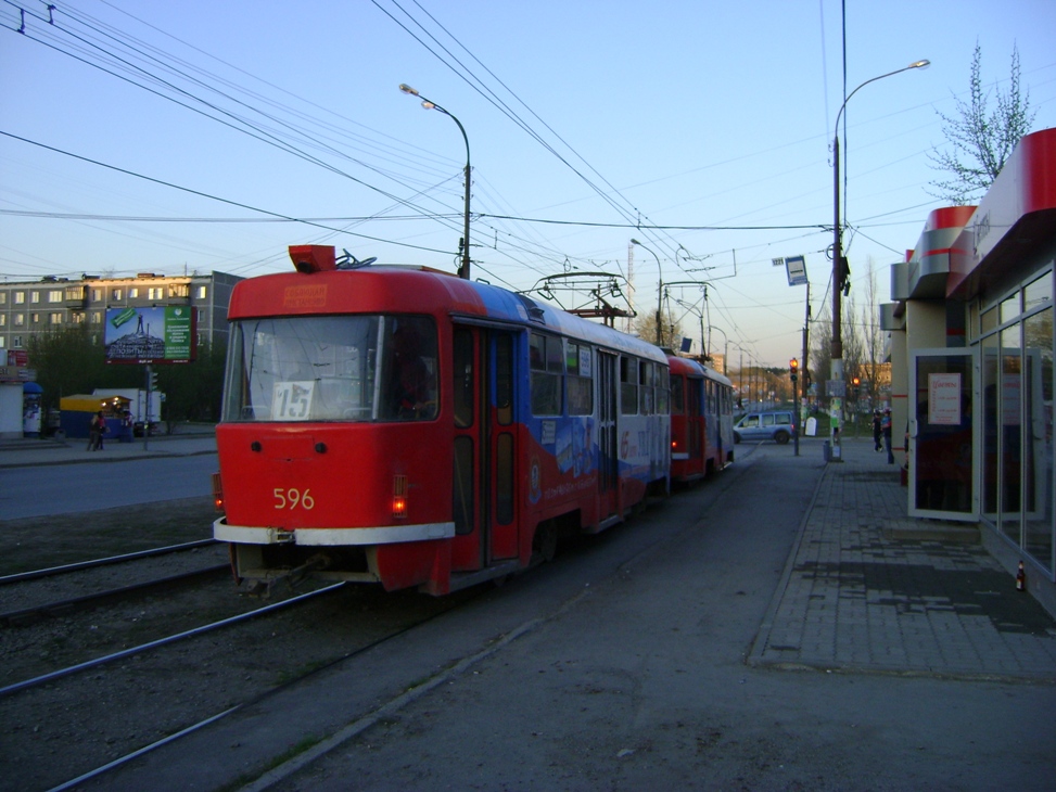 Yekaterinburg, Tatra T3SU # 596