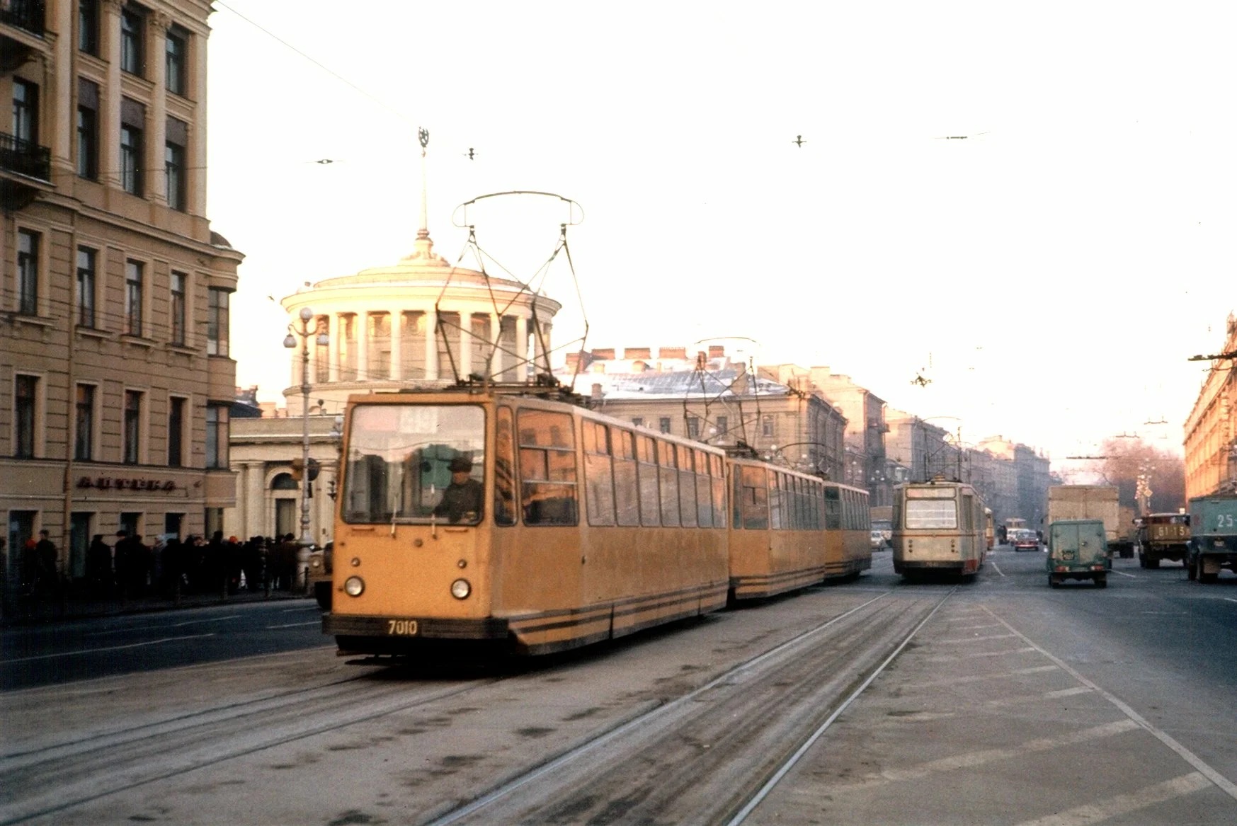 Санкт-Петербург, ЛМ-68М № 7010; Санкт-Петербург — Исторические фотографии трамвайных вагонов