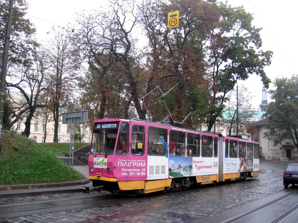 Lviv, Tatra KT4SU # 1017
