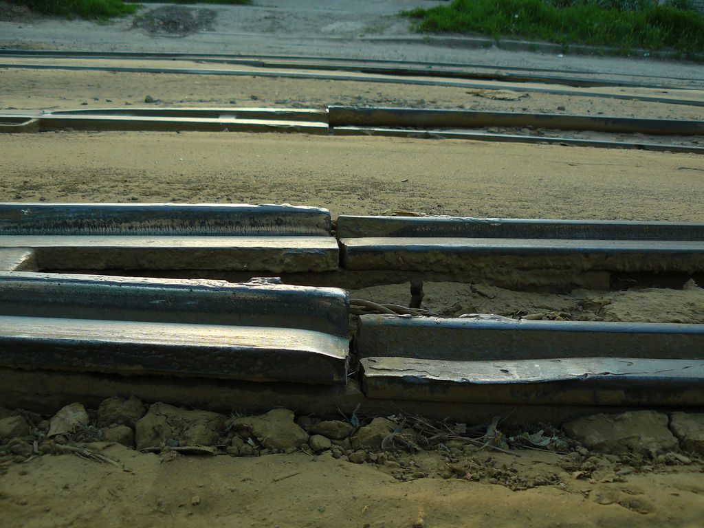 Dnipro — Track and overhead wire; Dnipro — Tram network — right-bank part