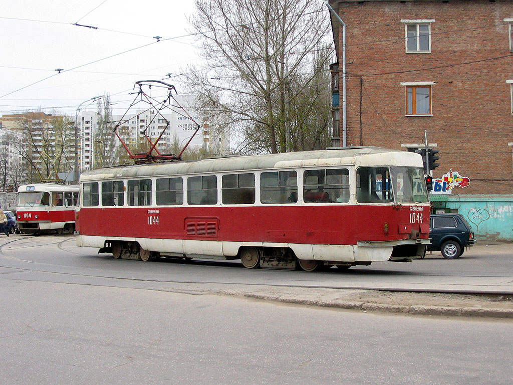 Самара, Tatra T3SU (двухдверная) № 1044