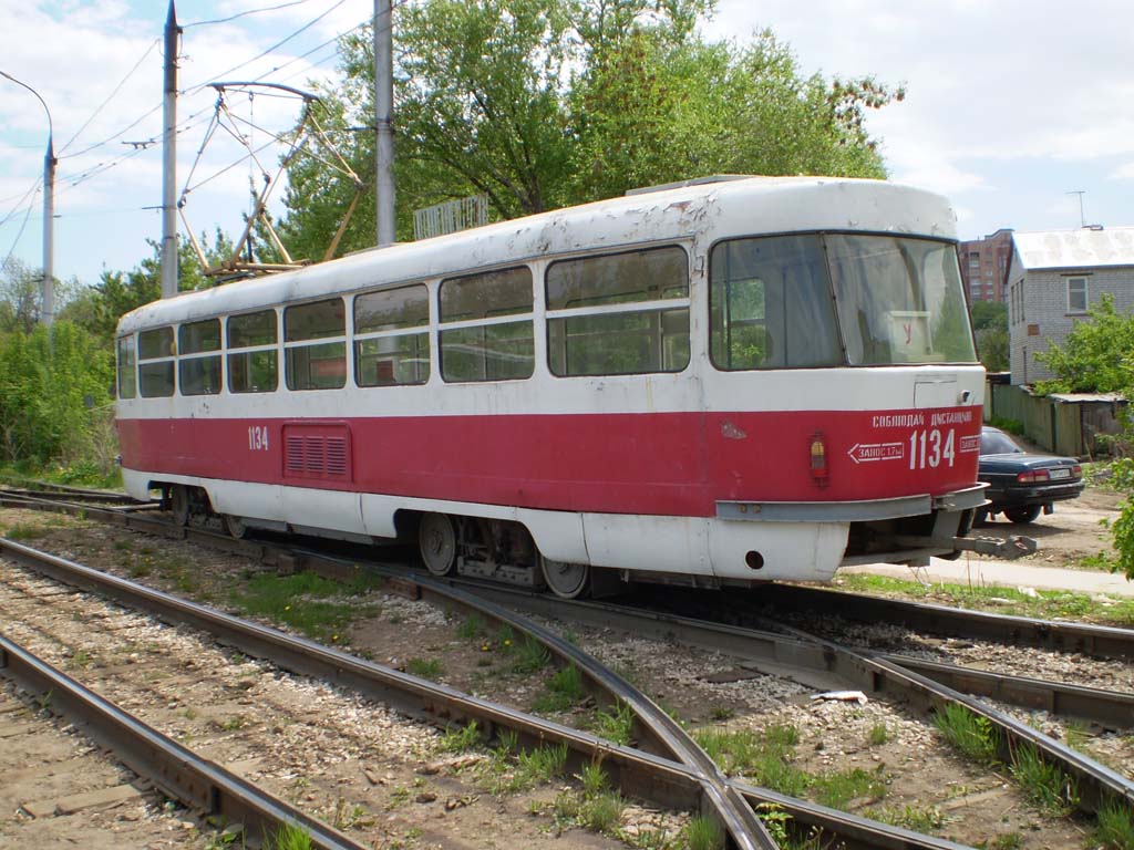 Самара, Tatra T3SU (двухдверная) № 1134