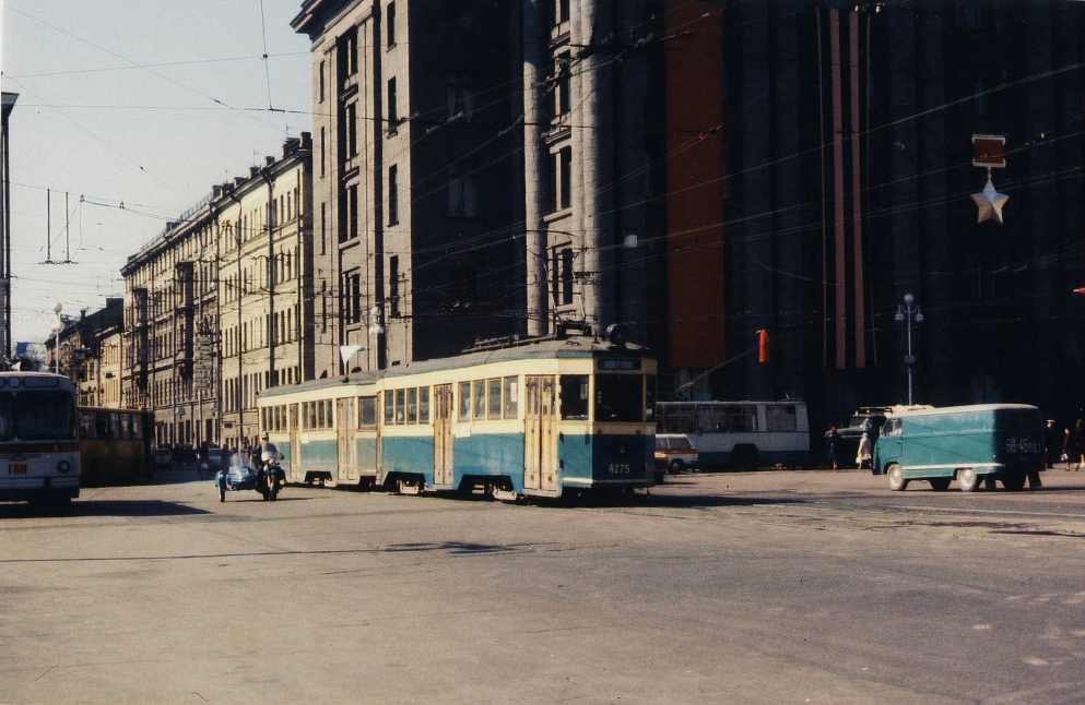 Sankt Petersburg, LM-33 Nr. 4275; Sankt Petersburg — Historic tramway photos