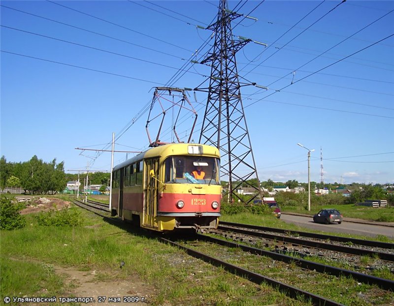 Uljanowsk, Tatra T3SU Nr. 1223
