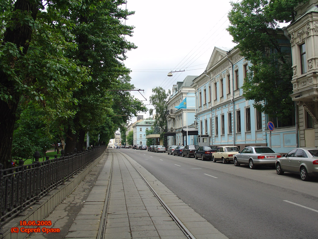 Moskwa — Trам lines: Central Administrative District