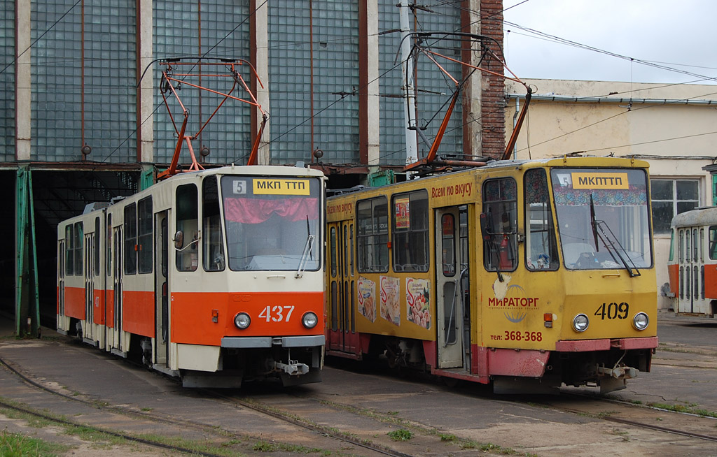 Kaliningrad, Tatra KT4SU № 437; Kaliningrad, Tatra KT4SU № 409