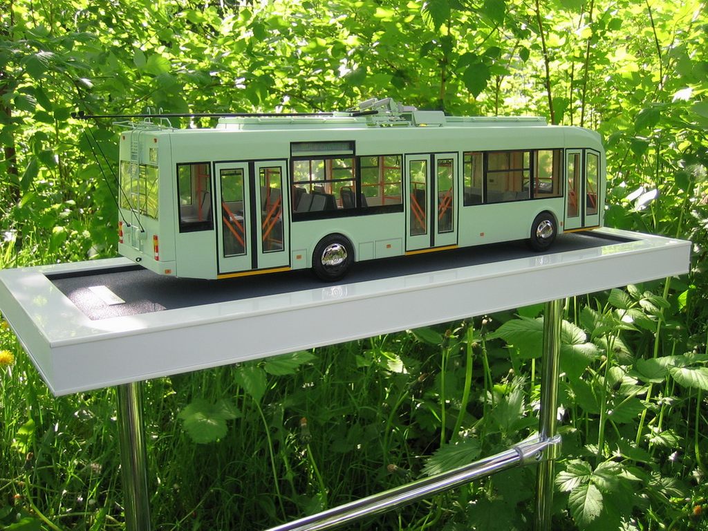 Minszk — Models of trolley buses and trams