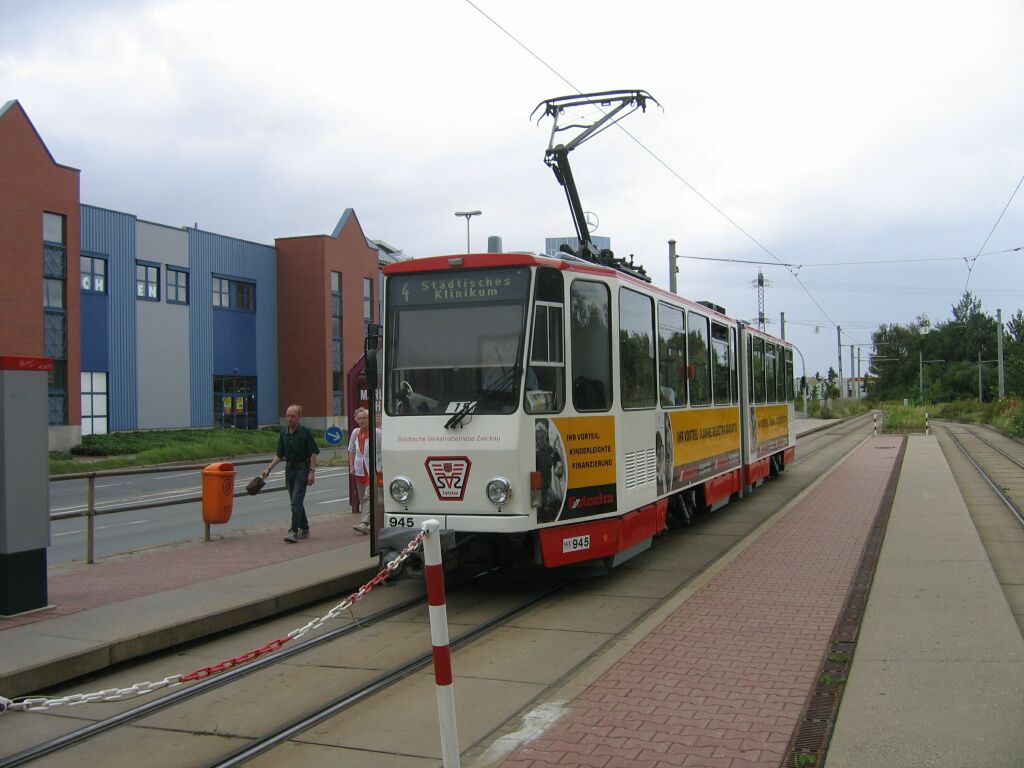 Цвиккау, Tatra KT4DMC № 945