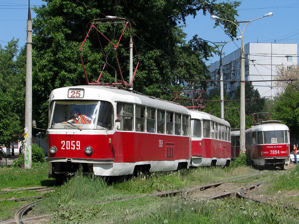 Самара, Tatra T3SU (двухдверная) № 2059