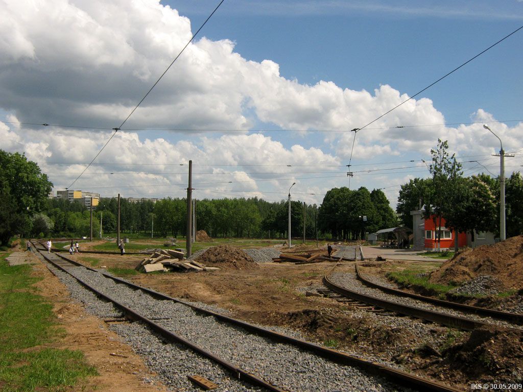 Minska — Repairs of tramways