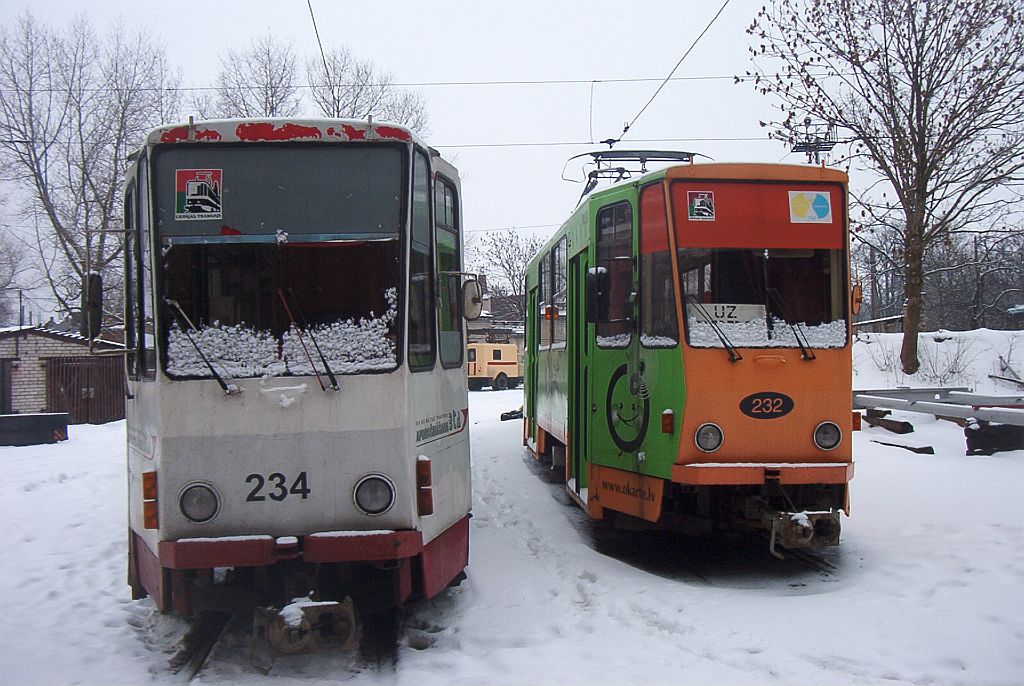 Лиепая, Tatra KT4SU № 234; Лиепая, Tatra KT4SU № 232