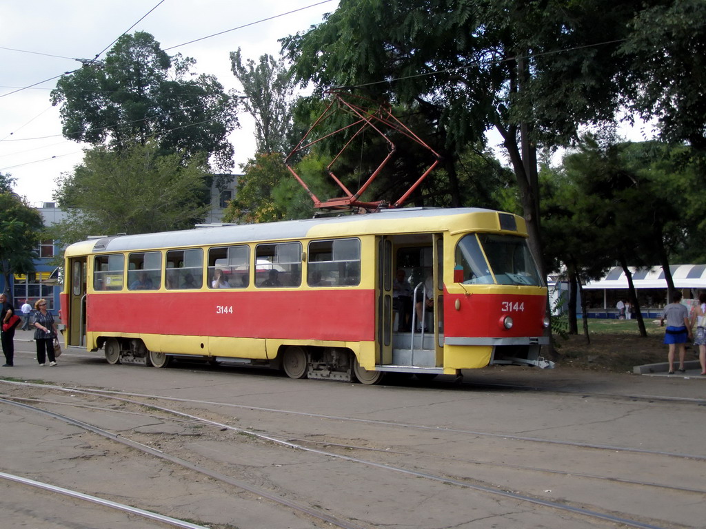 Одесса, Tatra T3SU (двухдверная) № 3144