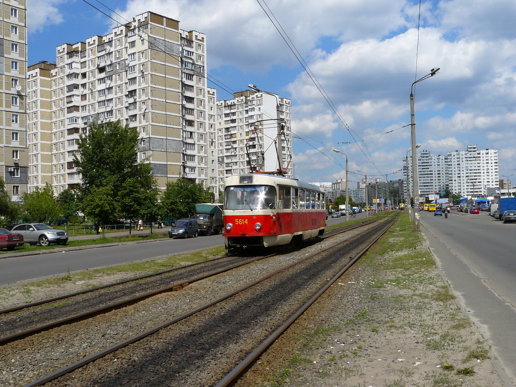 Kiev, Tatra T3SU N°. 5614