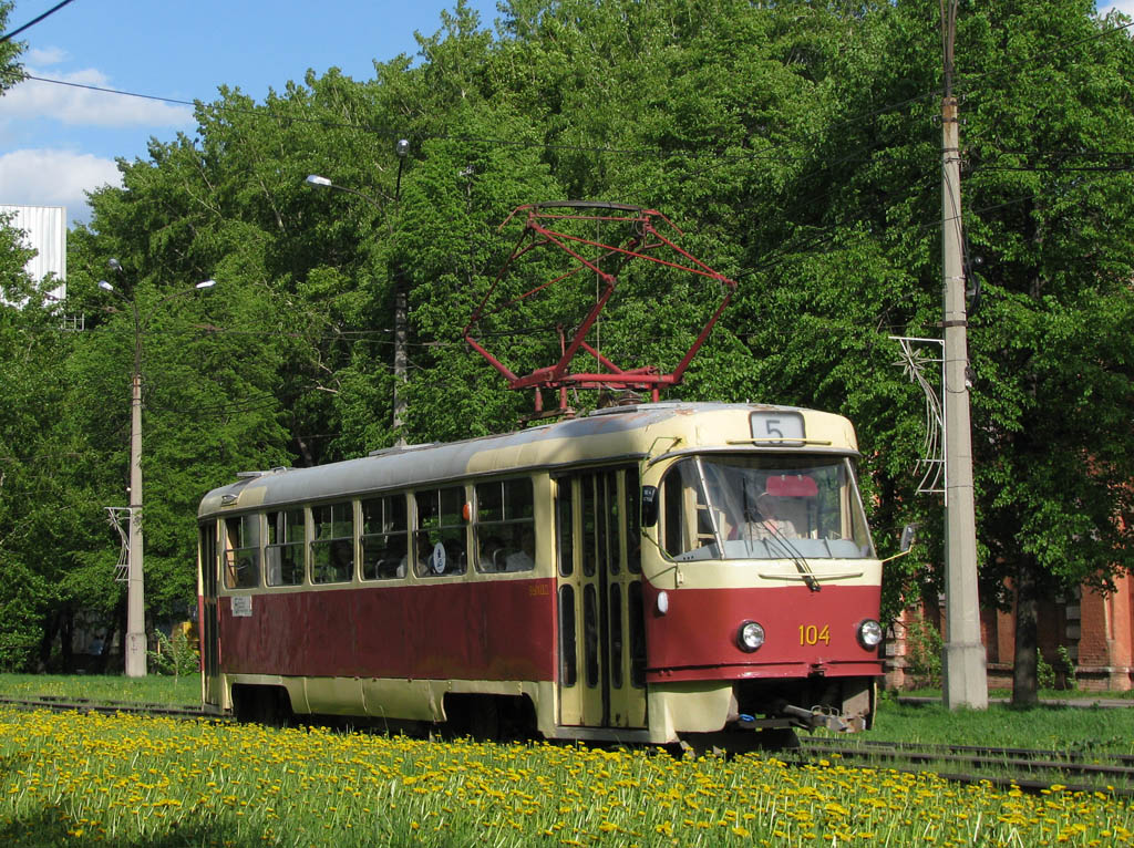 Екатеринбург, Tatra T3SU (двухдверная) № 104
