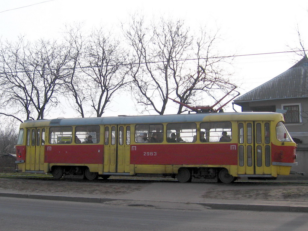 Одесса, Tatra T3SU № 2963