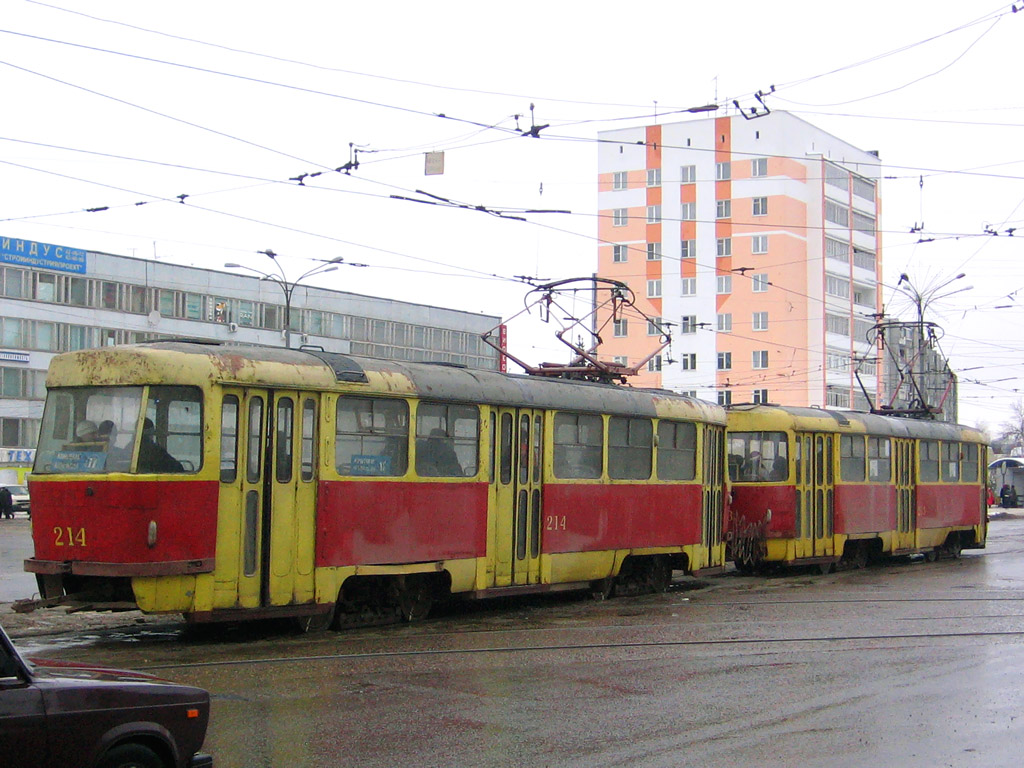Тверь, Tatra T3SU № 214; Тверь — Трамвайные линии: Центральный район