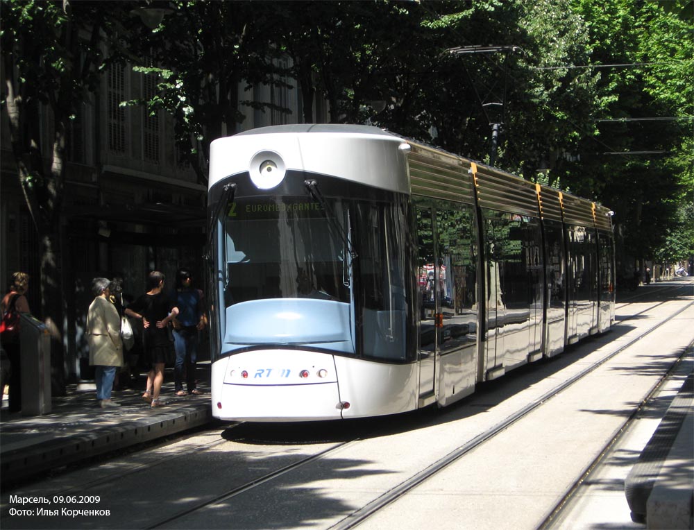 Марсель — Современный трамвай — Разные фотографии