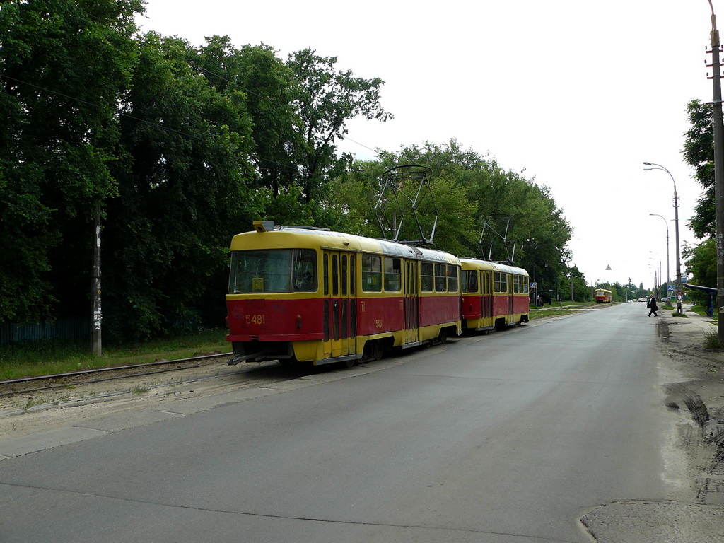 Kyiv, Tatra T3SU № 5481