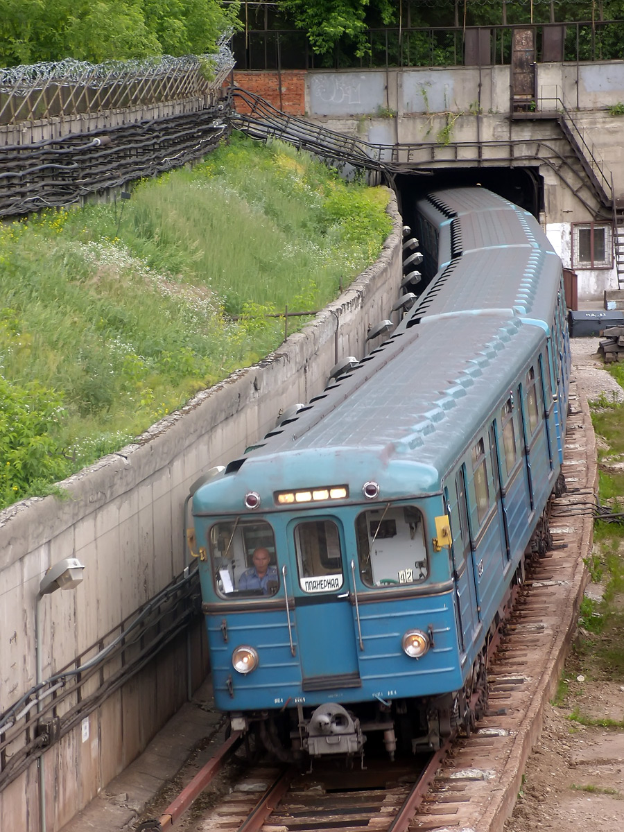 Москва — Метрополитен — [7] Таганско-Краснопресненская линия; Москва — Метрополитен — Подвижной состав — Еж3/Ем-508Т