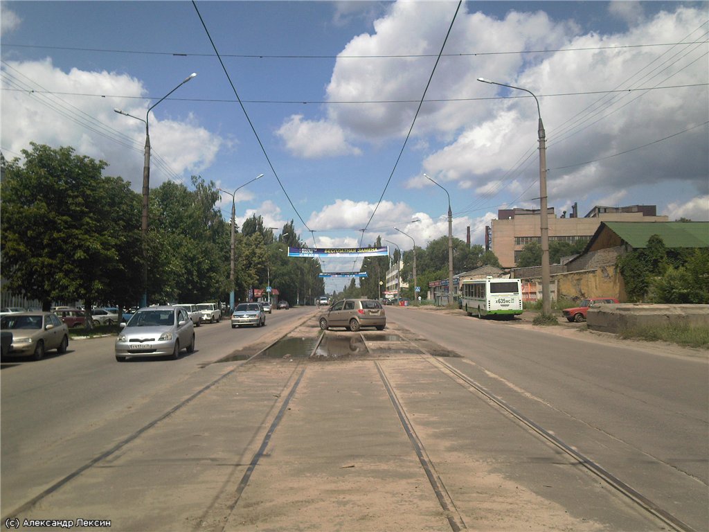 Voronyezs — Tram network and infrastructure