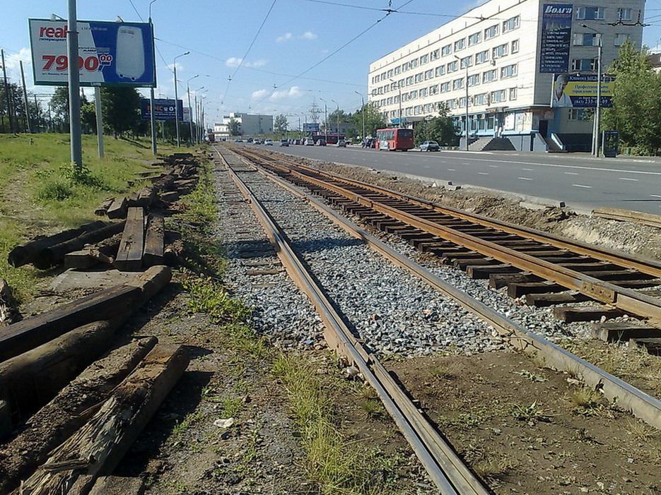 Казань — Реконструкции трамвайных линий