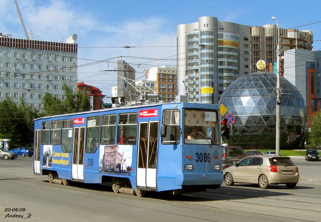 Новосибирск, 71-605 (КТМ-5М3) № 3086