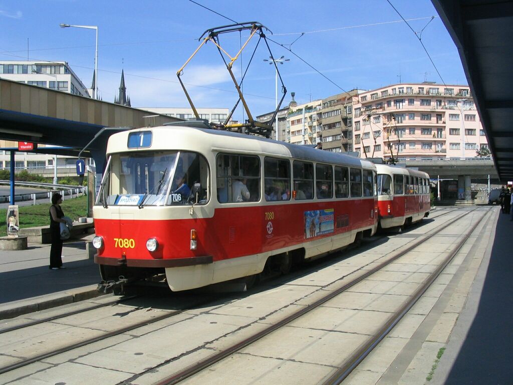 Prague, Tatra T3SUCS № 7080