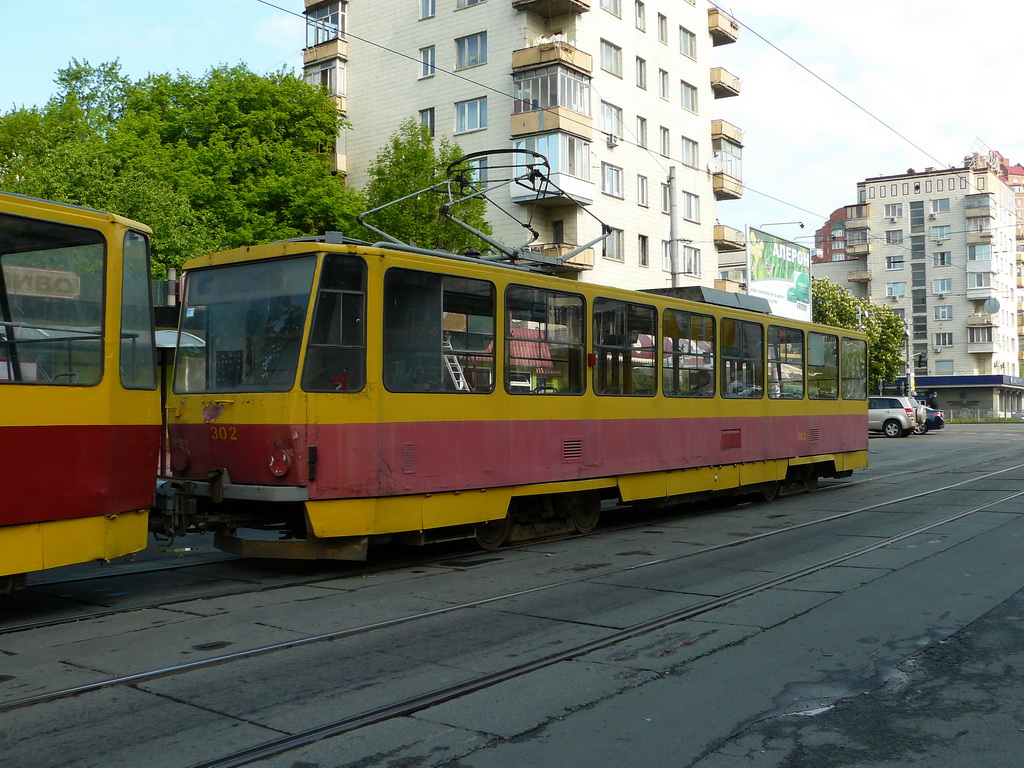 Kyiv, Tatra T6B5SU № 302